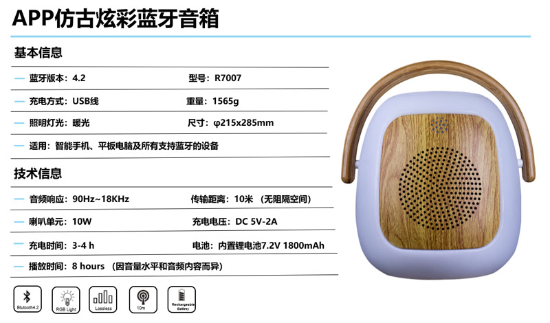 藍牙音箱燈